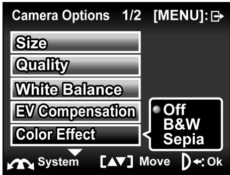 GENIUS DV815Z - Color effect - 2