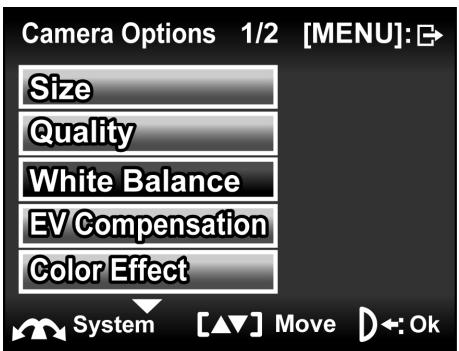 GENIUS DV815Z - White balance - 1