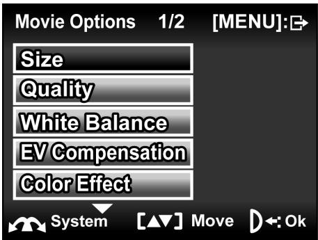 GENIUS DV815Z - Video Size - 1