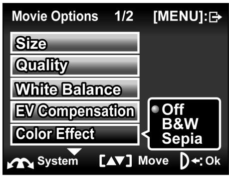 GENIUS DV815Z - Color effect - 2