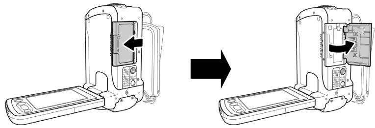 GENIUS DV815Z - Inserting the batteries - 1