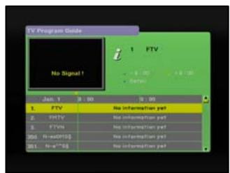 GENIUS DVB-T31 - EPG (Electronic Program Guide) - 2