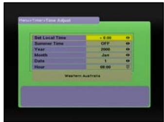 GENIUS DVB-T31 - 5.1.Time Adjust - 1