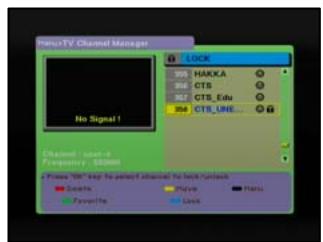 GENIUS DVB-T31 - Lock Channel - 1