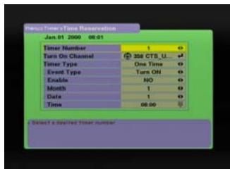 GENIUS DVB-T31 - Time Reservation - 1