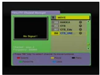 GENIUS DVB-T31 - Move Channel - 1