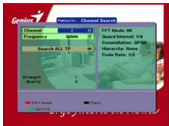 GENIUS DVB-T31 - Channel Search - 1