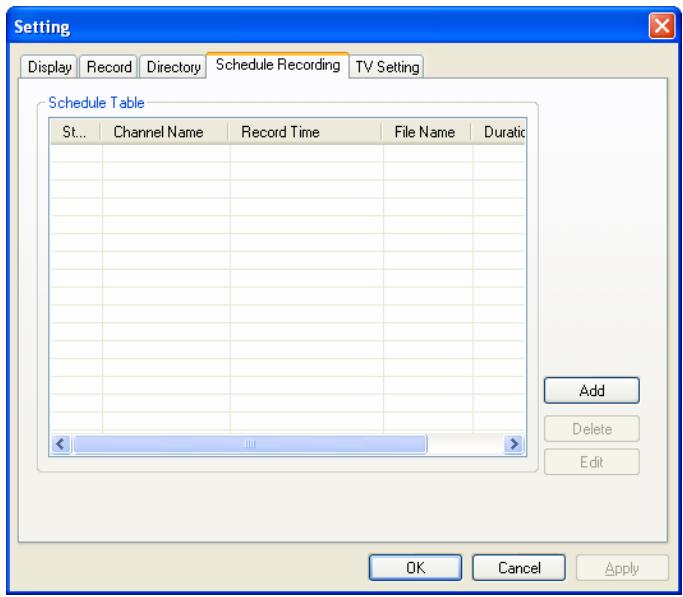 GENIUS DVBD01 - Schedule Recording - 1