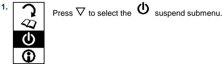 GENIUS G-NOTE 5000 - Setting the auto-suspend timer - 1