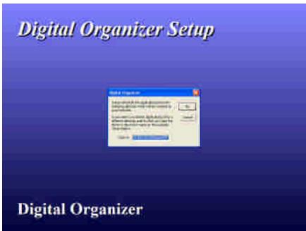 GENIUS G-NOTE 5000 - Installing the Digital Organizer software - 1