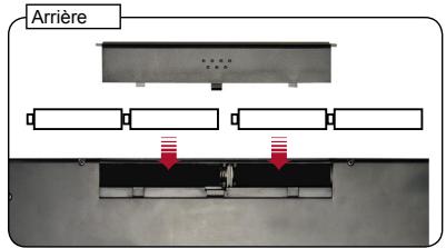 GENIUS G-NOTE 7000 - L'installation des piles - le bloc-notes digital - 1