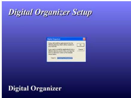 GENIUS G-NOTE 7100 - Installing the Digital Organizer software - 1