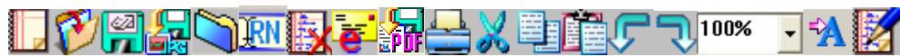 GENIUS G-NOTE 7100 - The standard toolbar - 1