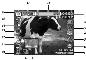 GENIUS G-SHOT DV511 - Photo mode icons - 1