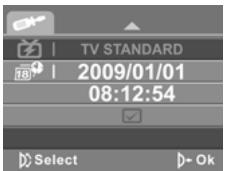 GENIUS G-SHOT DV511 - Setting the date and time - 2