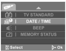 GENIUS G-SHOT DV511 - Setting the date and time - 1