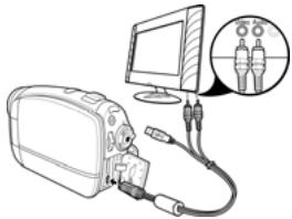 GENIUS G-SHOT DV511 - Connecting to a TV - 1