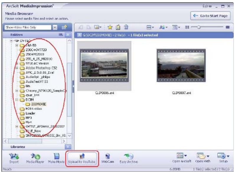 GENIUS HD500 - Uploading Video Files to YouTube - 2