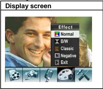 GENIUS HD500 - To change Effect setting: - 1