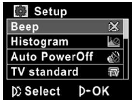 GENIUS HD55 - Setting the beep - 1