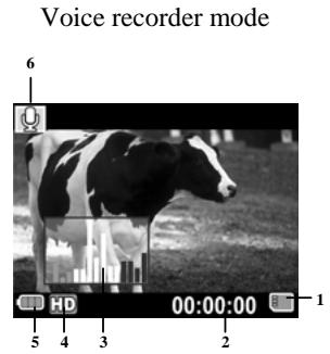 GENIUS HD55 - Movie and voice recorder mode - 2