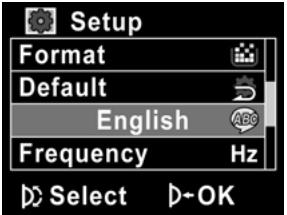 GENIUS HD55 - Setting the language - 2