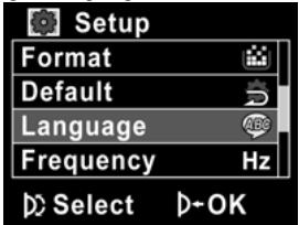 GENIUS HD55 - Setting the language - 1