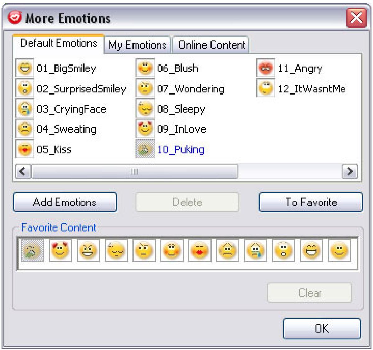 GENIUS ISLIM 1320 - Use one of the following steps to select the emotion applied to your avatar: - 2