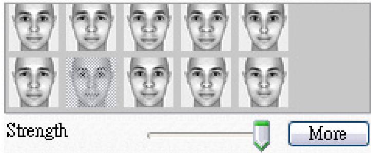 GENIUS ISLIM 330 - To use the Face Morph features: - 1