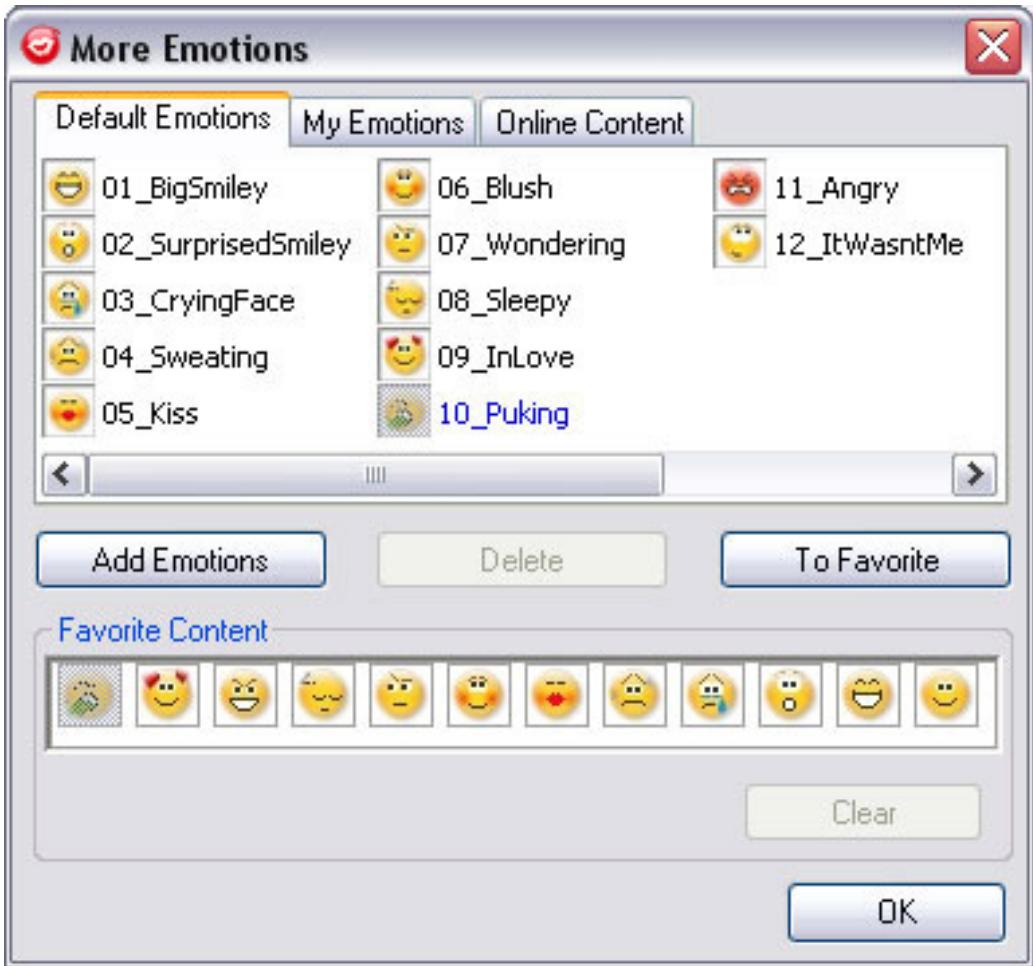 GENIUS LOOK 110 - Use one of the following steps to select the emotion applied to your avatar: - 2