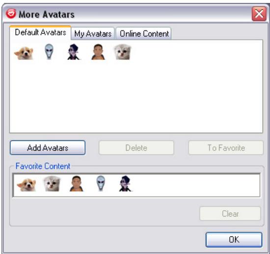GENIUS LOOK 110 - Selecting an Avatar - 2