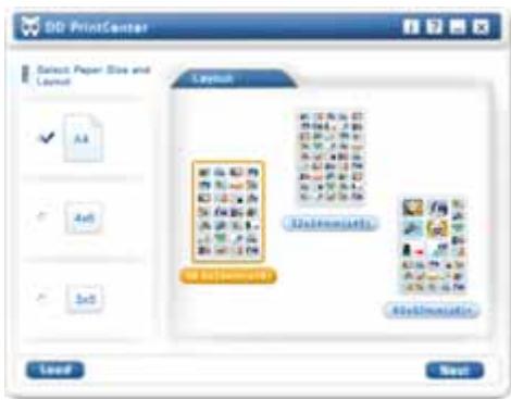 GENIUS LOOK 313 MEDIA - Step 1: Select Paper Size and Layout or Load Document - 1