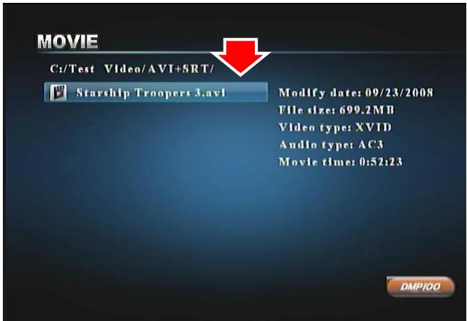 GENIUS MP-100 - Running the Movie Player - 2