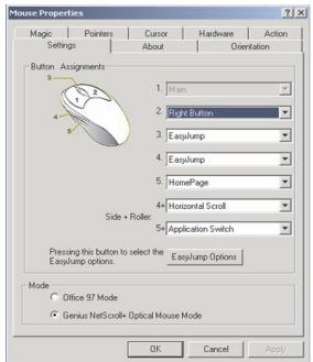 GENIUS NS O - Button Assignments - 1