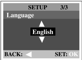 GENIUS P313 - Choosing the language - 3