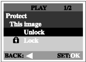 GENIUS P313 - Protecting one image/video clip - 2