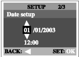 GENIUS P313 - Setting the date and time - 1