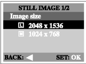 GENIUS P314 - Setting the image resolution and quality - 1