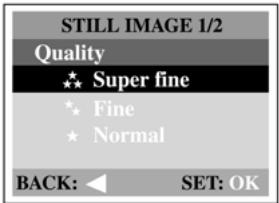 GENIUS P314 - Setting the image resolution and quality - 2