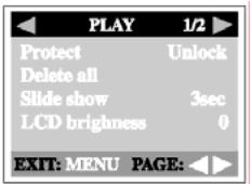 GENIUS P314 - Playback menu - 3