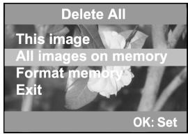 GENIUS P433 - To Delete All Images/Video Clips - 4