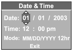 GENIUS P433 - Setting the date and time - 1