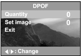 GENIUS P433 - To set DPOF: - 1