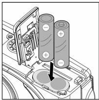 GENIUS P433 - Installing the batteries - 1