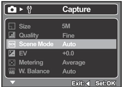 GENIUS P5143 - Using the Scene Mode - 1