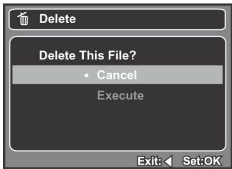 GENIUS P5143 - Erasing single image / Erasing all images - 3