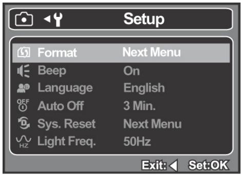 GENIUS P5143 - Formatting the Memory Card or Internal Memory - 1