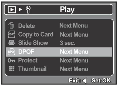 GENIUS P5143 - DPOF Settings - 1