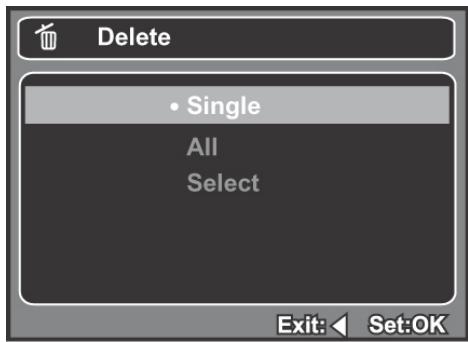 GENIUS P5143 - Erasing single image / Erasing all images - 2