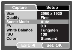 GENIUS P517 - Scene Mode Selection - 6